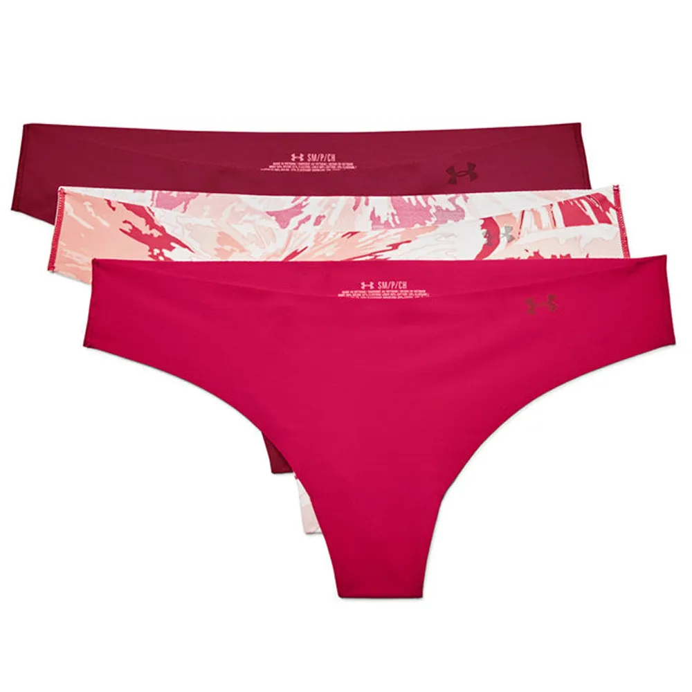 Under Armour Women's Pure Stretch Printed Thong (3 Pack