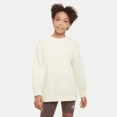 Junior Girls' [7-16] Sportswear Club Fleece Crew Sweatshirt