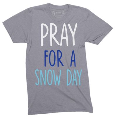 Babies' Pray For A Snow Day T-Shirt