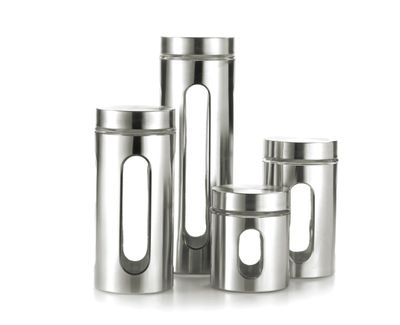 thinkkitchen Clearview Canisters, Set of 4