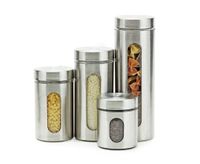 thinkkitchen Clearview Canisters, Set of 4