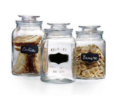 Chalkboard Canisters, Set of 3
