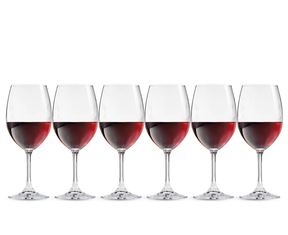 Loft Red Wine Glasses, Set of 6