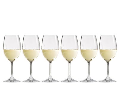 Loft White Wine Glasses, Set of 6