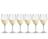 Loft White Wine Glasses, Set of 6