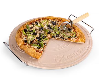 thinkkitchen Classico Pizza Stone Set, 15"