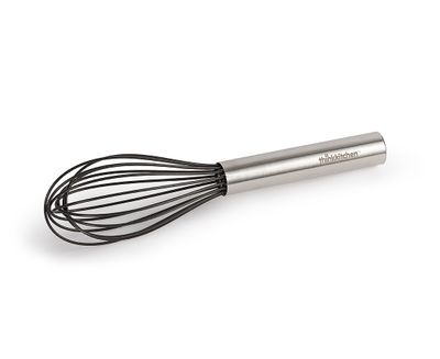 thinkkitchen Silicone Whisk, Grey and silver