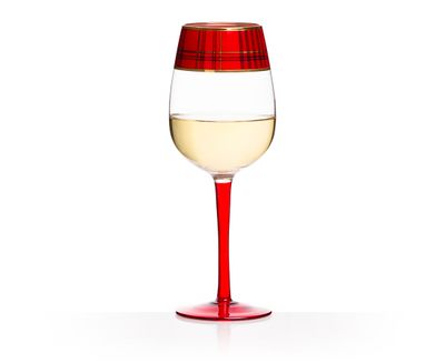 Christmas Eve Wine Glass