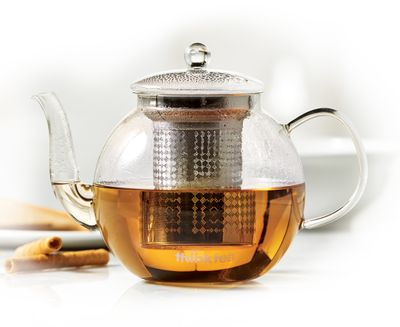 thinktea Kyra II Glass Teapot With Stainless Steel Infuser