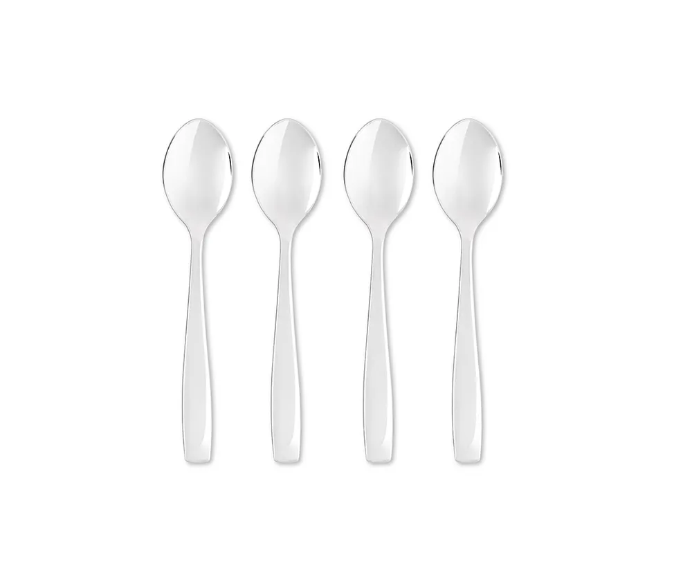 Fjord Mirror Espresso Spoon Set, Set of 4