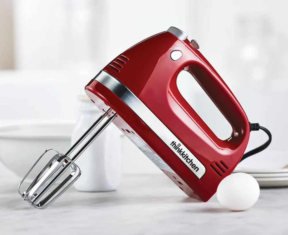 thinkkitchen Betty Hand Mixer, Red