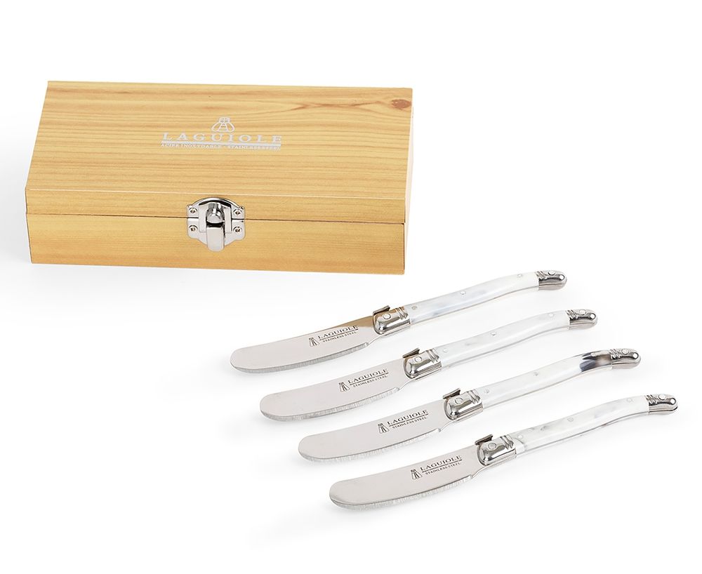 Laguiole 4-Pc Spreaders Set, Marble