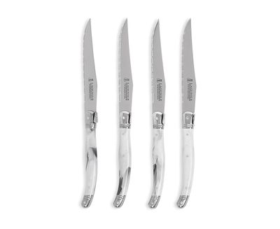 Laguiole 4-Pc Steak Knife Set, Marble