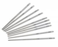 Grey Mosaic Chopsticks, Set of 5