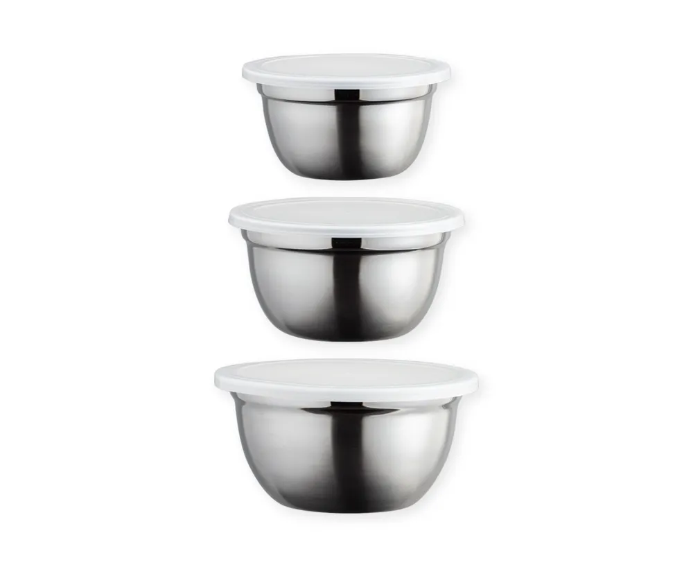 thinkkitchen Edge Bowls with Lids, Set of 3