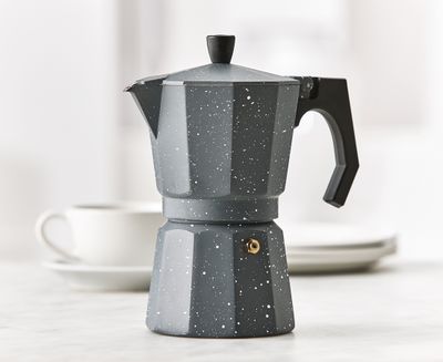 Speckle 6-Cup Espresso Maker, Grey