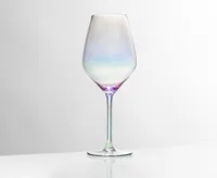 Rainbow Red Wine Glass