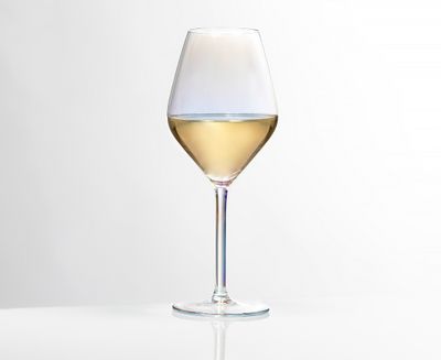 Rainbow White Wine Glass