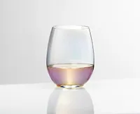 Rainbow Stemless Wine Glass