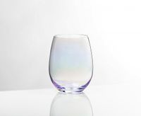 Rainbow Stemless Wine Glass