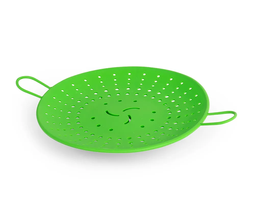 thinkkitchen Silicone Vegetable Steamer, Green