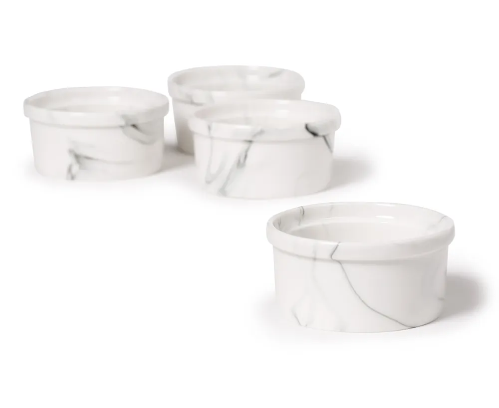 Remy Olivier Andrea Ramekins, Set of 4, Marble