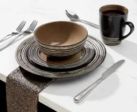 Tahiti Mocha 16-Pc Dinnerware Set