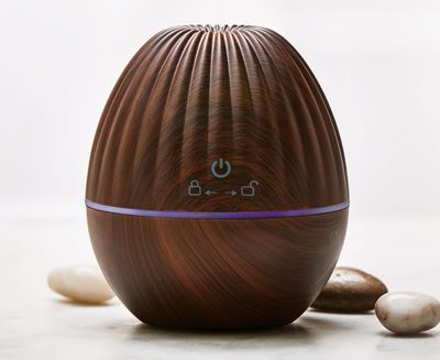 Harvest Chill Wood Grain Aroma Diffuser with LED light