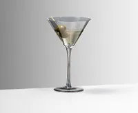 Minuit Martini Glass, Grey