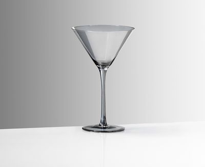 Minuit Martini Glass, Grey