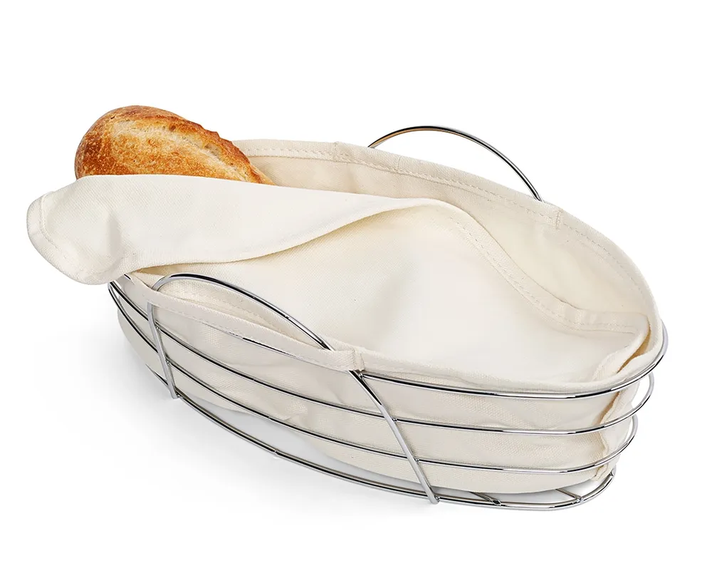 Bread Basket with metal rack