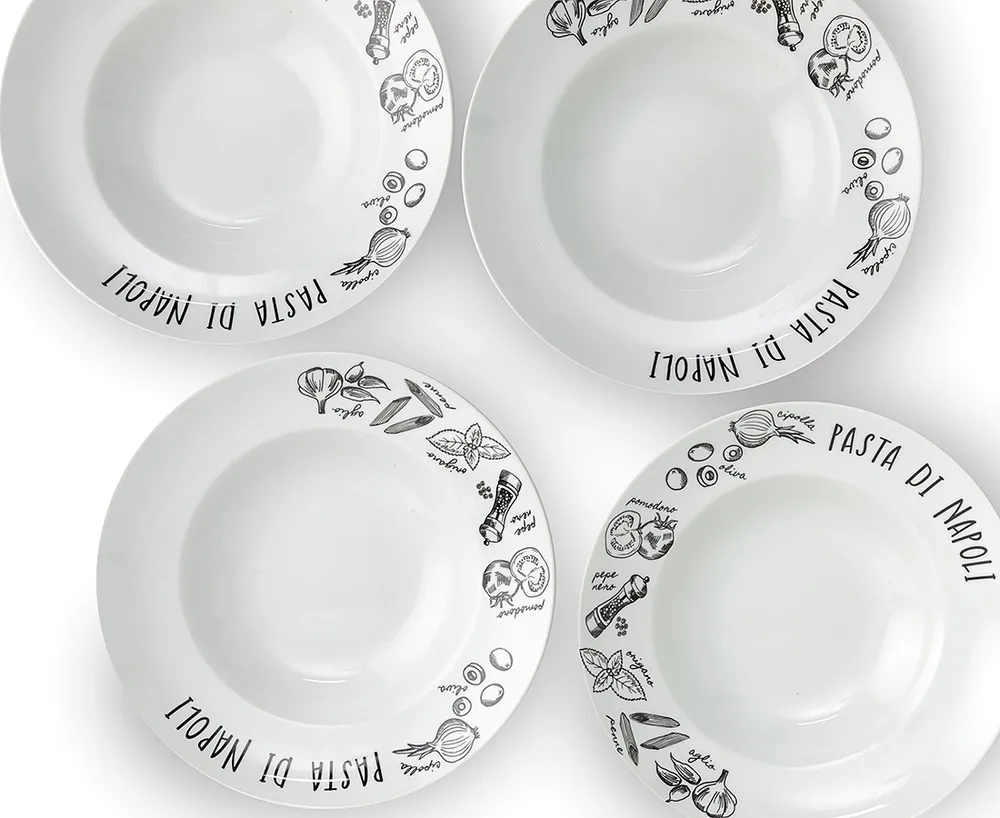 Napoli Pasta Bowls, Set of 4