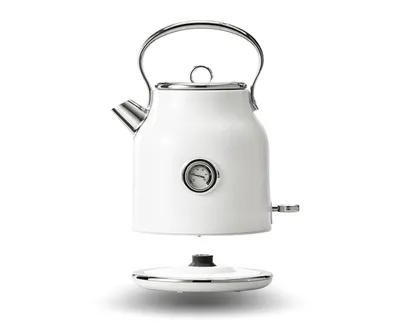 Bouilloire électrique Rétro thinkkitchen, 1,7 L, blanc