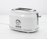 thinkkitchen Retro 2-Slice Toaster, White