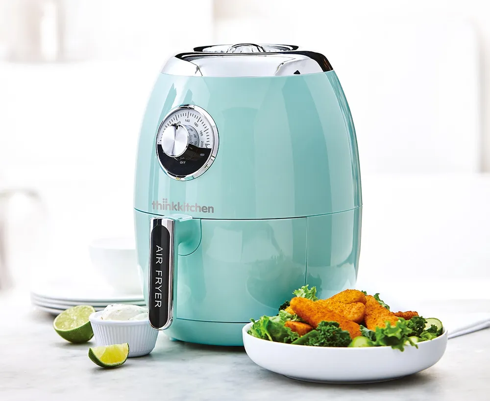 thinkkitchen Retro Air Fryer, 2.5L, Mint