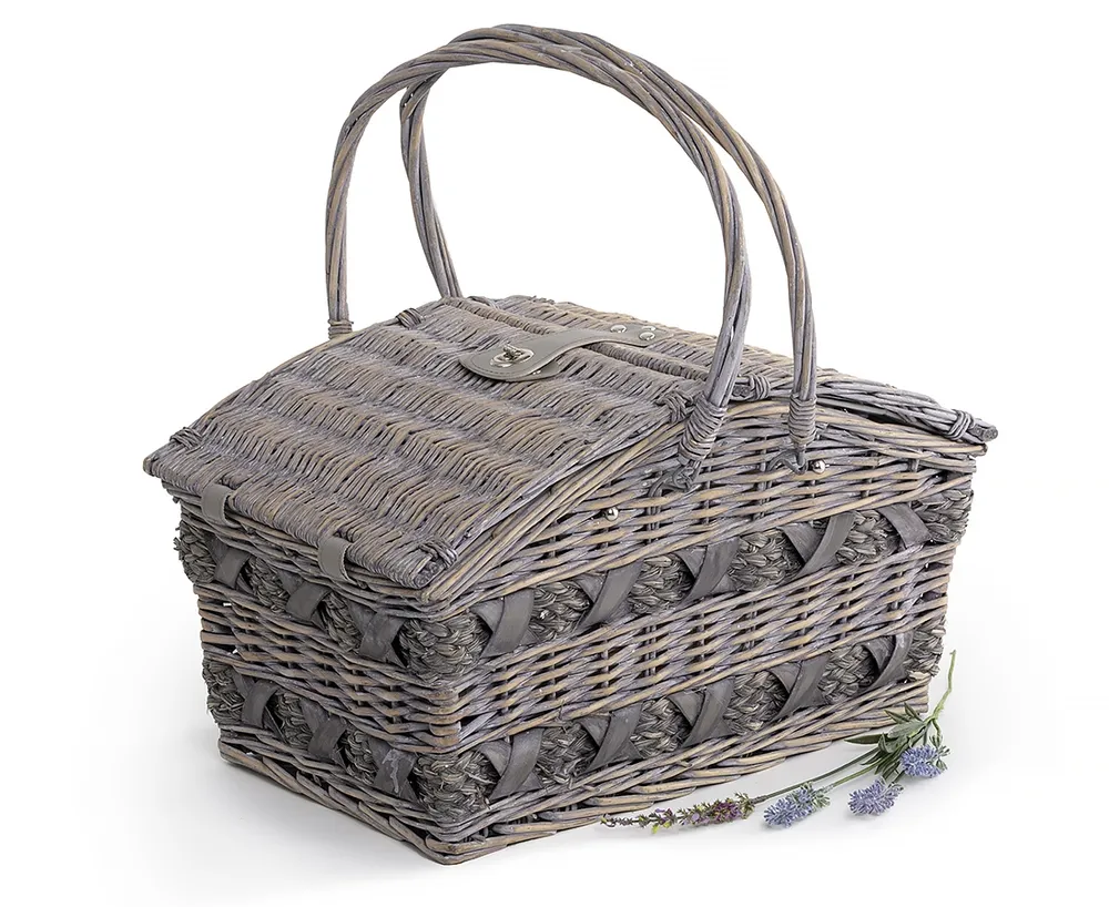 Rustic II 24-Pc Picnic Basket