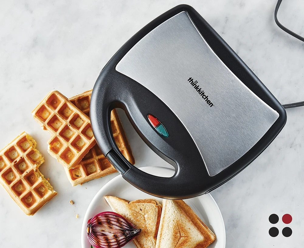 thinkkitchen 3-in-1 Sandwich Press