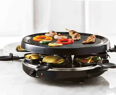 thinkswiss Saturn Raclette Grill for 6 People