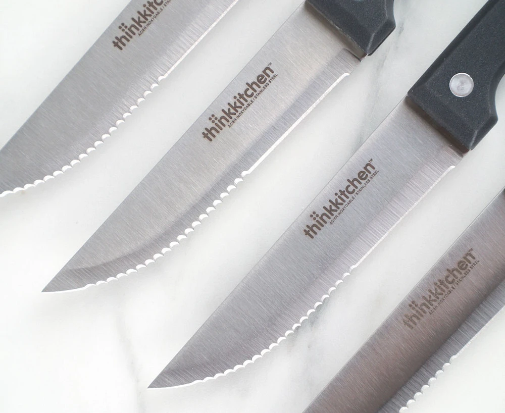 thinkkitchen Berliner Steak Knives, Set of 4