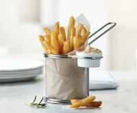 thinkkitchen Mini Round Snack Basket with Small Pot