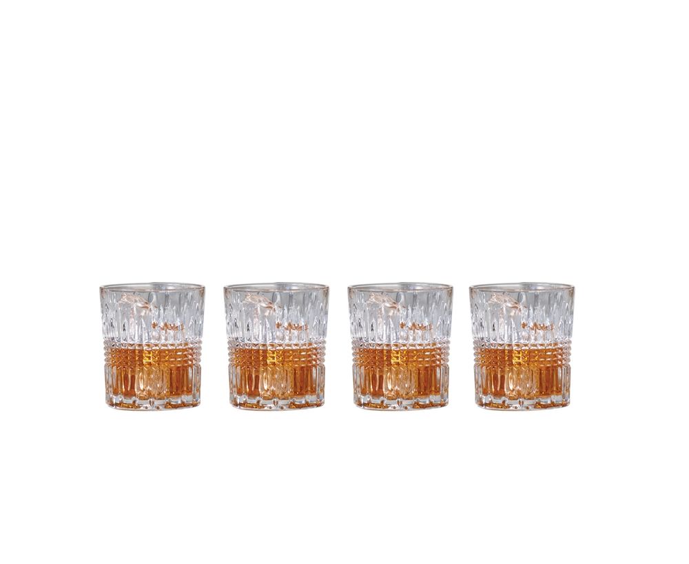 Diamond Small Glasses, Set of 4