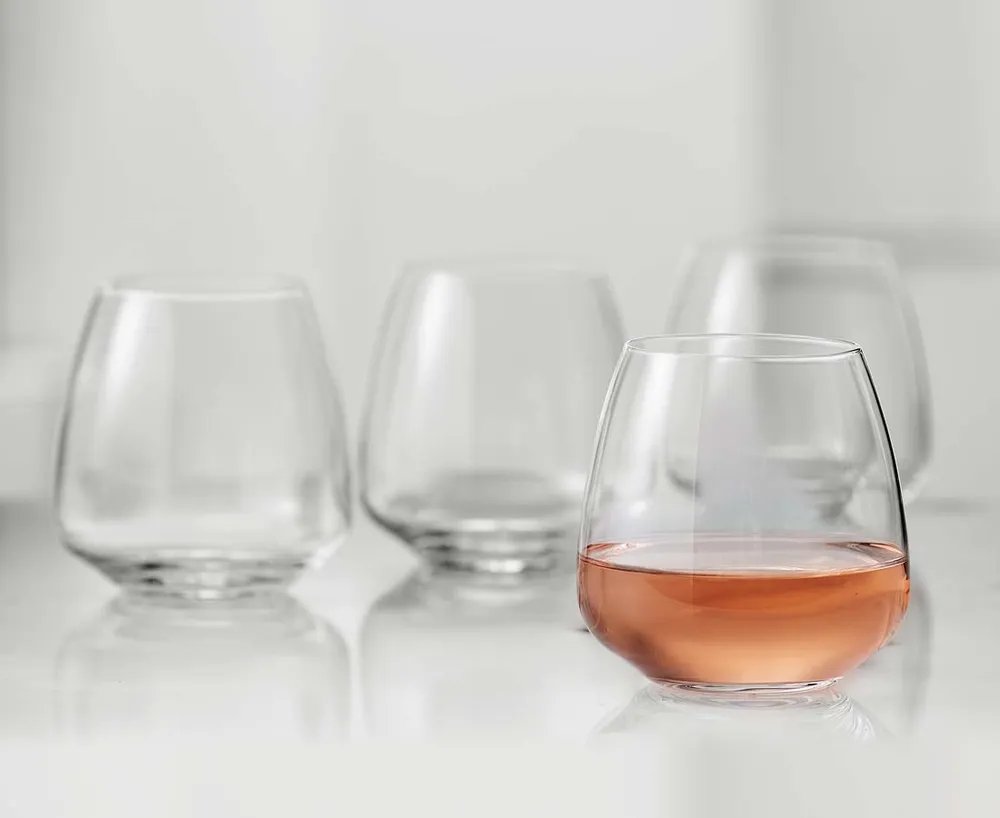 Jessica Harnois Atmosphere Stemless Wine Glasses, Set of 4