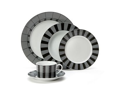 Urban Grey 20-Pc Dinnerware Set