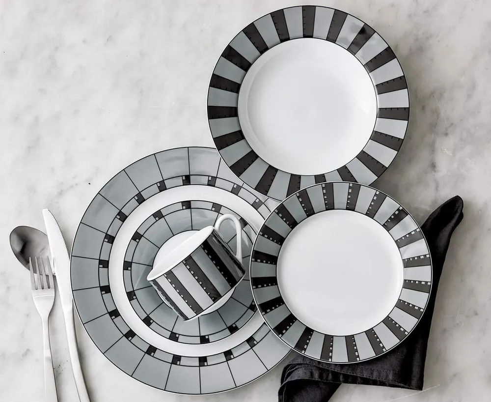 Urban 20-Pc Dinnerware Set, Grey