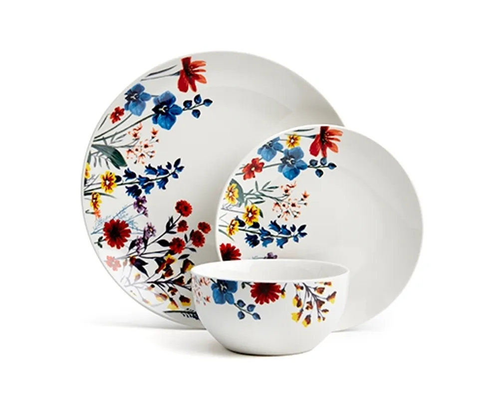 Meadow Fields 12-Pc Dinnerware Set