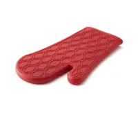 Trellis Silicone Oven Mitt, Red