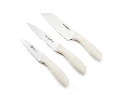 thinkkitchen 3-Pc Eco-Friendly Knife Set