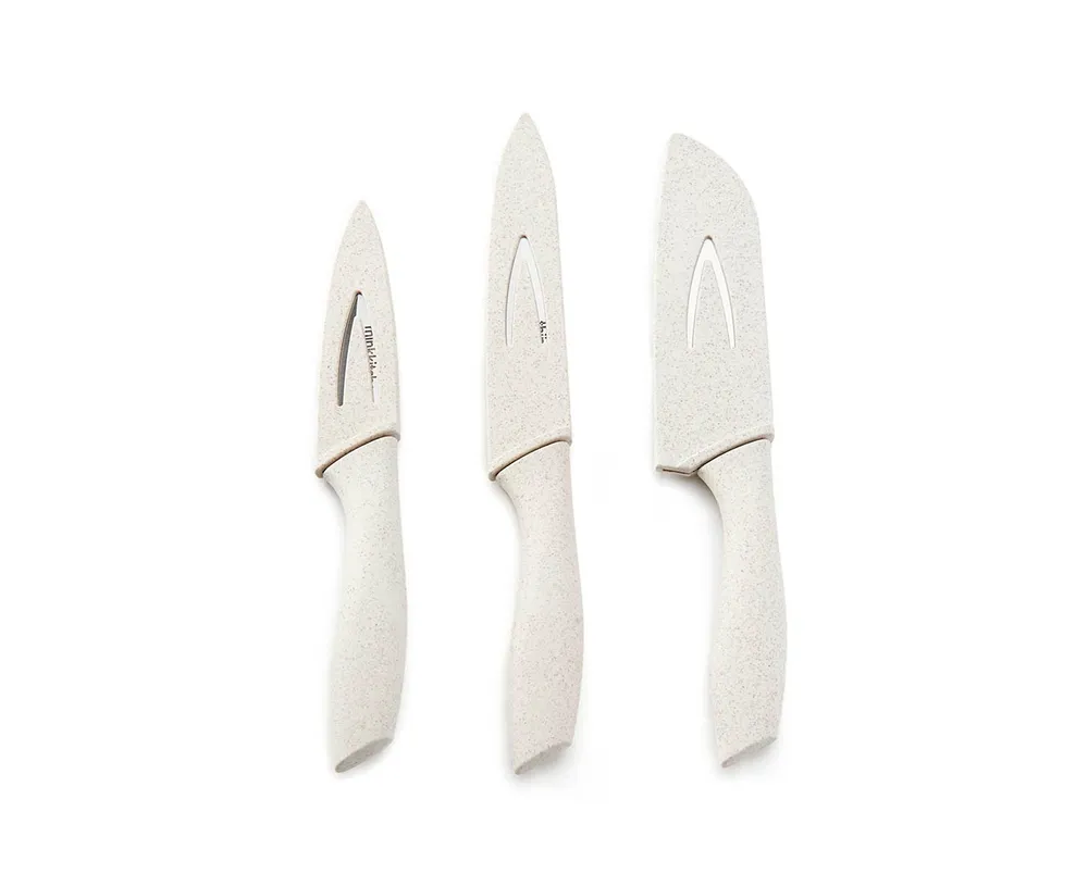 thinkkitchen 3-Pc Eco-Friendly Knife Set