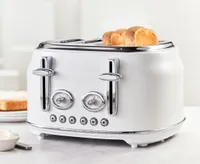 thinkkitchen Retro Toaster, White