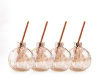 Flocon Ball-Shaped Glasses, Set of 4